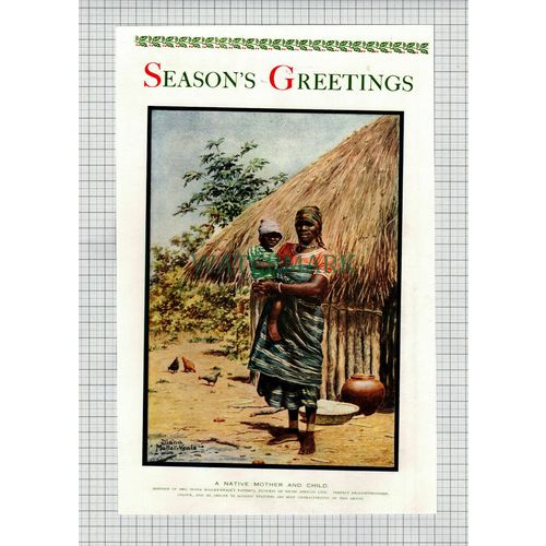 (4355) SOUTH AFRICA Native Mother Mrs Diana Mallet-Veale - 1932 Cutting