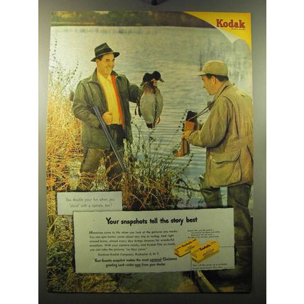 1950 Kodak Film Ad - Your snapshots tell the story best