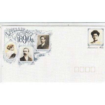 Australia 1991 Literary Life Miles Franklin FDC Envelope Unused VGC