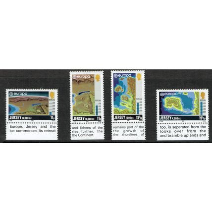 Jersey 1982 Europa Formation of Jersey set 4v SG289-292 UM