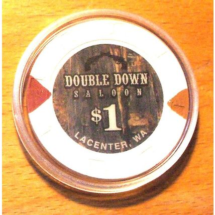 (1) $1. Double Down Saloon Casino Chip - LaCenter, Washington