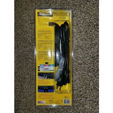 Surge Protector Power Strip 7 Outlet Tel/Fax/Coax with cables Lifetime Warranty