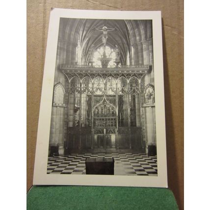 CHURCH OF THE HOLY ANGELS, HOAR CROSS, STAFFORDSHIRE .unused postcard