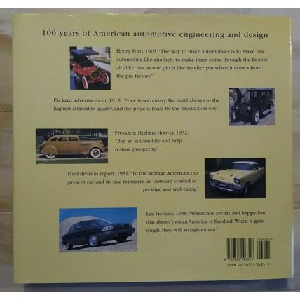 The American Automobile: A Centenary - Beautiful Color Photos & More! Hardcover