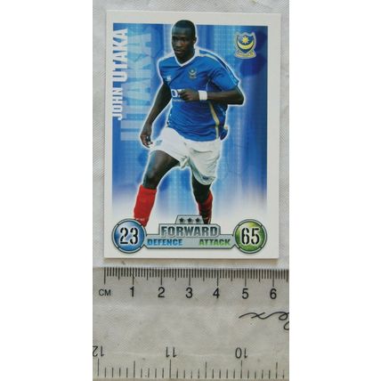 2007/08 Topps Match Attax Trading Card - John Utaka, Portsmouth FC