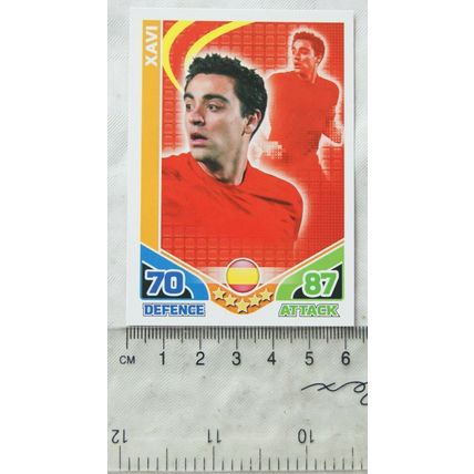 2010 Topps Match Attax World Cup Trading Card - Spain, Xavi