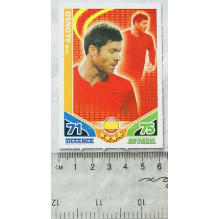 2010 Topps Match Attax World Cup Trading Card - Spain, Xabi Alonso