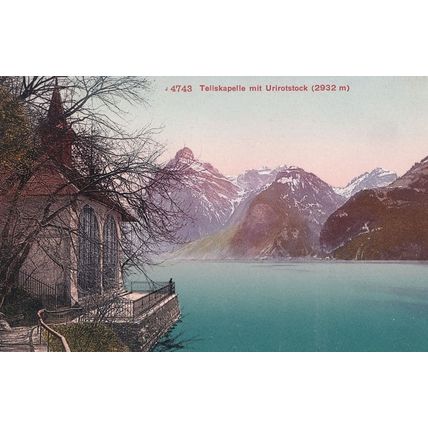 Tellskapelle Urirotstock Switzerland Old Postcard