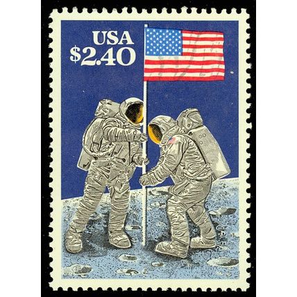 2419, Mint VF NH $2.40 1989 Priority Mail Stamp - Stuart Katz