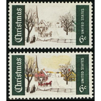1384D, MNH 6¢ With Three Colors Omitted MAJOR ERROR With Certificate Stuart Katz
