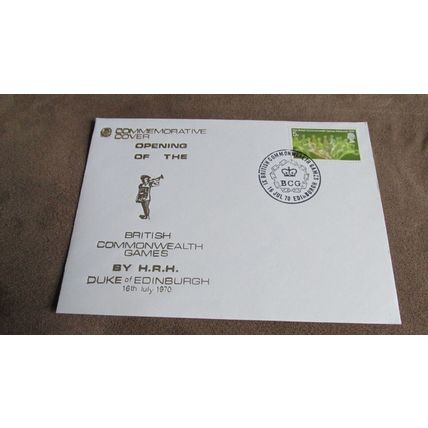 1970 GB Cover - Opening Ceremony of Edinburgh Commonwealth Games
