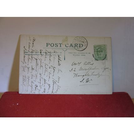C.1750, DR. BROOKE HOUSE, CLAPTON, LONDON used antique postcard 1905 pm =