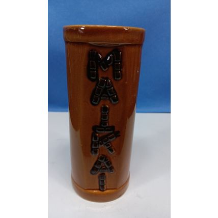 Vintage Mai Kai Tiki Mug Tumbler Cocktail Barware Ceramic Cup 6 1/4" Tall Vase