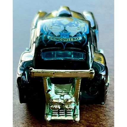 Gringoyle Bat Tampo LOOSE Dragster Car 2001 Hot Wheels "Jaded In Black" Diecast