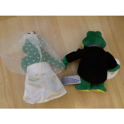 10 x Mr & Mrs - Wedding Married Couple - Plush Soft Toy - Frogs - 7"- Gift Boxed