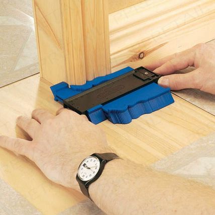PLASTIC PROFILE CONTOUR GAUGE Decorating Edge Floor/Tile/Skirting Board Template
