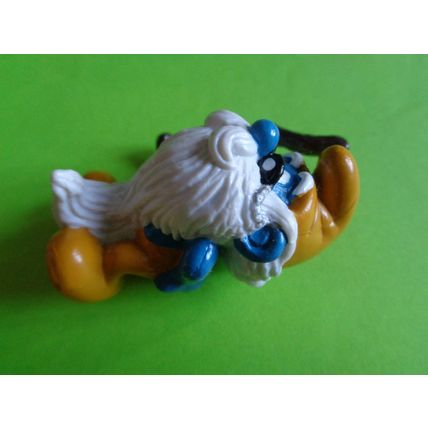 Grandpa Grandfather smurf with walking stick