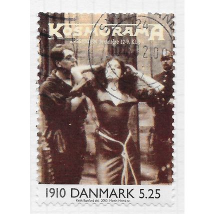 DENMARK DANMARK 2000 HISTORY DANISH FILMS CINEMA KOSMORAMA 1910 5.25Kr USED