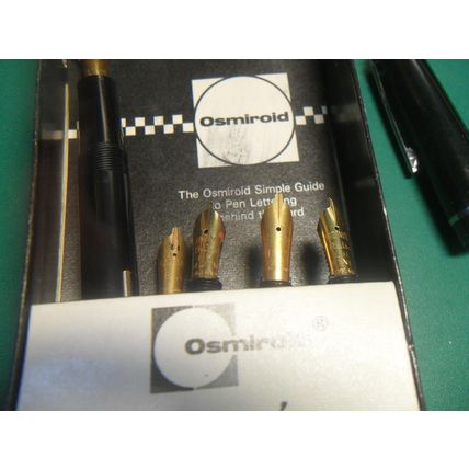 Osmiroid 65 Fountain Pen 5 Nibs Broad Oblique B3 B2 LH Fine Italic LH Med Italic