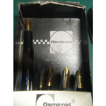 Osmiroid 65 Fountain Pen 5 Nibs Broad Oblique B3 B2 LH Fine Italic LH Med Italic