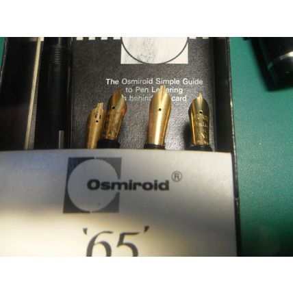 Osmiroid 65 Fountain Pen 5 Nibs Broad Oblique B3 B2 LH Fine Italic LH Med Italic
