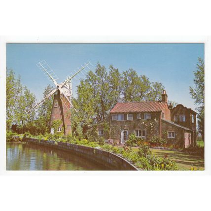 Hunsett Mill Postcard Norfolk Broads 13863