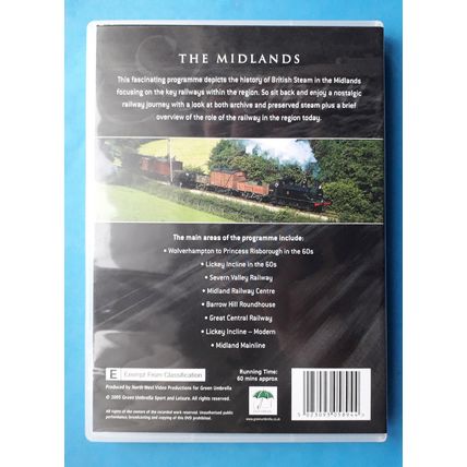 Steaming around Britain - The Midlands - railway DVD (2005)