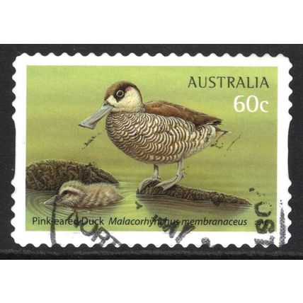 AUSTRALIA 2012: WATERBIRDS - 60c PINK-EARED DUCK USED (G12)