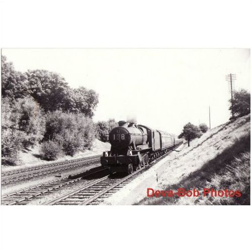 Railway Photo GWR 1016 County of Hants SONNING 1952 BR 4-6-0 Loco