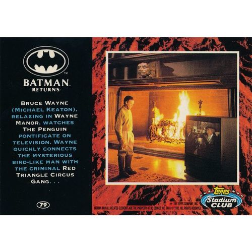 1992 Topps Stadium Club Batman Returns #79 Batman