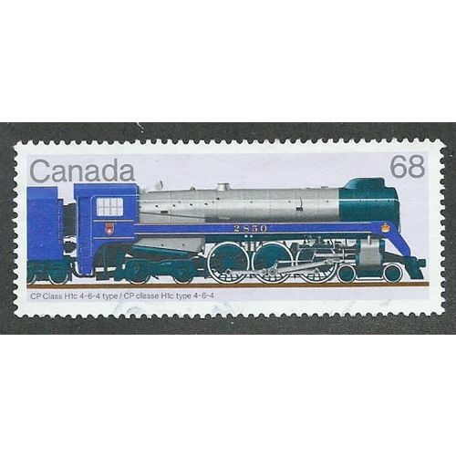 CAN 1986 68c 'RAILWAY LOCOMOTIVES-CP CLASS (4TH SERIES)' FINE USED (EBID41-531)