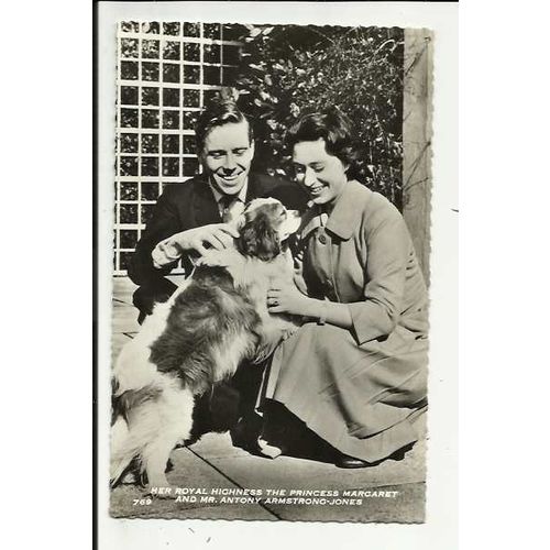 Royalty PRINCESS MARGARET & ANTONY ARMSTRONG-JONES Postcard (769)