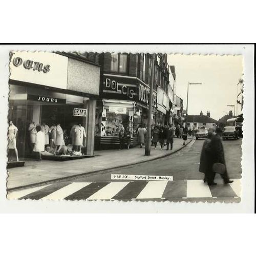 Staffordshire HANLEY Stafford Street Postcard by Frith (HNE.10F)