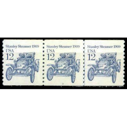 2132v 12c Stanley Steamer Very Fine MNH Dry Gum PNC 2/3 P0926