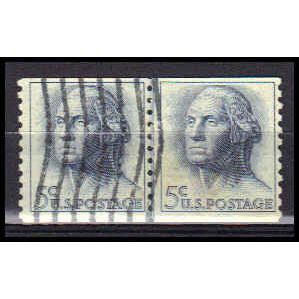 Used 1229 5c George Washington Fine CLP PA0120
