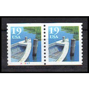 2529a 19c Fishing Boat Very Fine MNH CNP Left A7667 PA1251