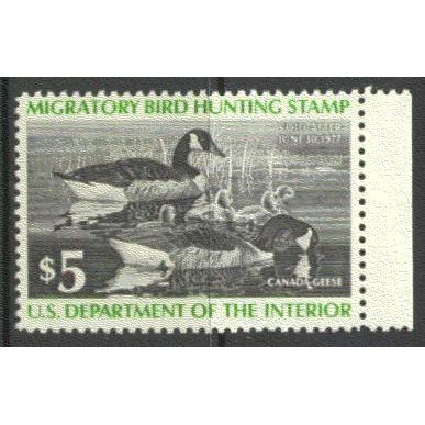 RW43 $5 Family of Canada Geese Very Fine MNH B0204