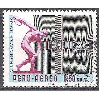 Peru 1968 Michel 705 O Cote (2005) 0.40 Euro Jeux Olympiques Mexico