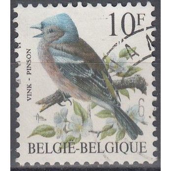 Belgique 1990 Michel 2404 O Cote (2008) 1.00 € Pinson Cachet rond
