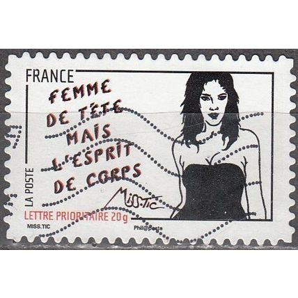 France 2011 Michel 5061 O Cote (2015) 0.60 € Femme de tête mais l'esprit corps