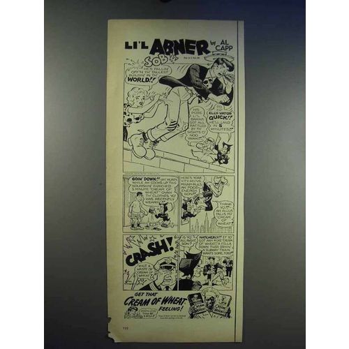 1950 Cream of Wheat Cereal Ad - Li'l Abner by Al Capp