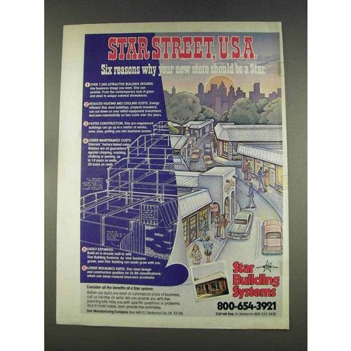 1977 Star Building Systems Ad - Star Street, U.S.A.