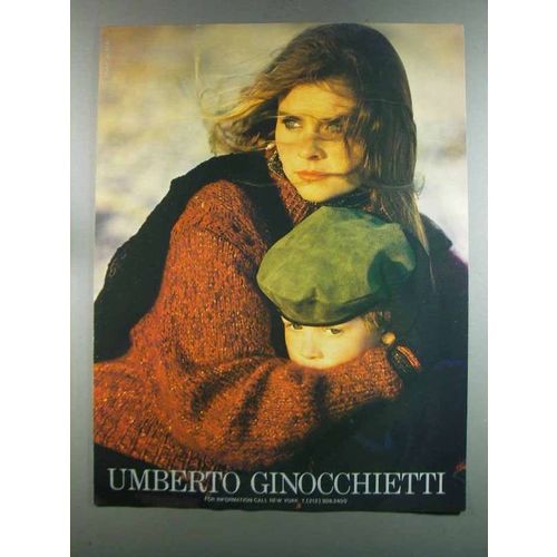 1982 Umberto Ginocchietti Fashion Ad - Sweater