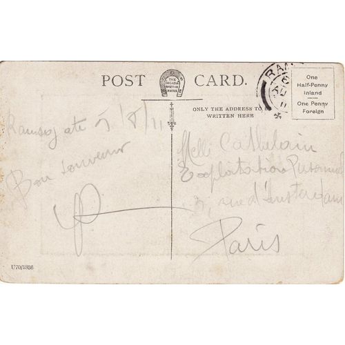 Vintage Tram Postcard Madeira Road Ramsgate Car 34 Kent Electric Tramway Tramcar