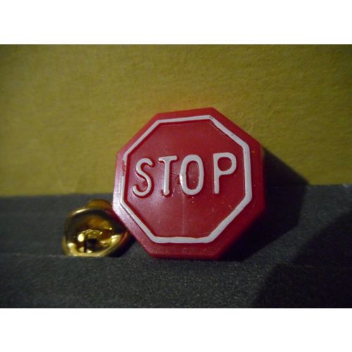 Stop Sign Pin