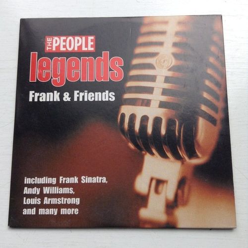 V/A " LEGENDS ~ FRANK & FRIENDS " EXCELLENT PROMO CD ALBUM THE PEOPLE SINATRA