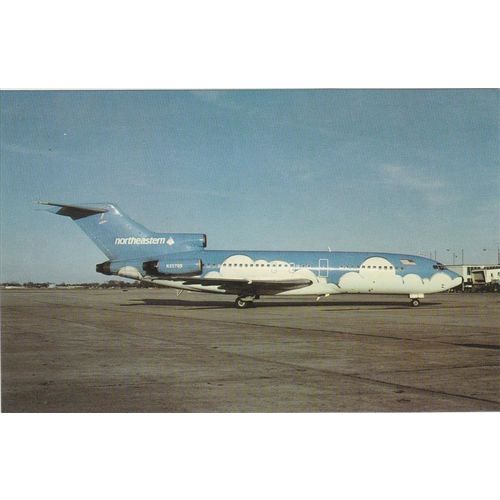 North Eastern Boeing B727 21 Civil Aircraft Postcard (A19900)