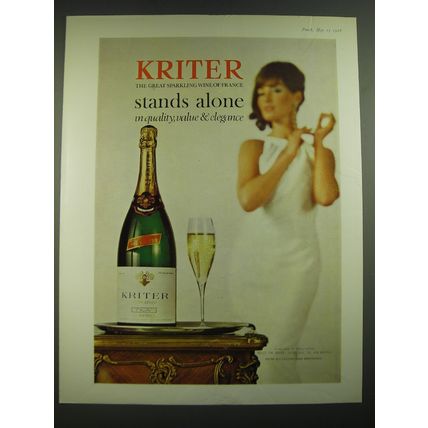 1968 Kriter Champagne Ad - Kriter the great sparkling wine of France