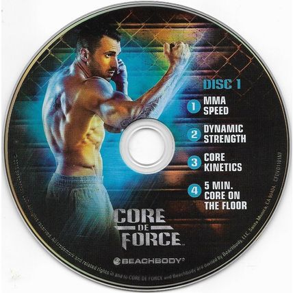 Beachbody Core De Force Home Fitness 3 DVD Total Body Workout Used No Manuals