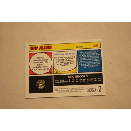 Ray Allen 2005/06 Bazooka MINI NO. 89